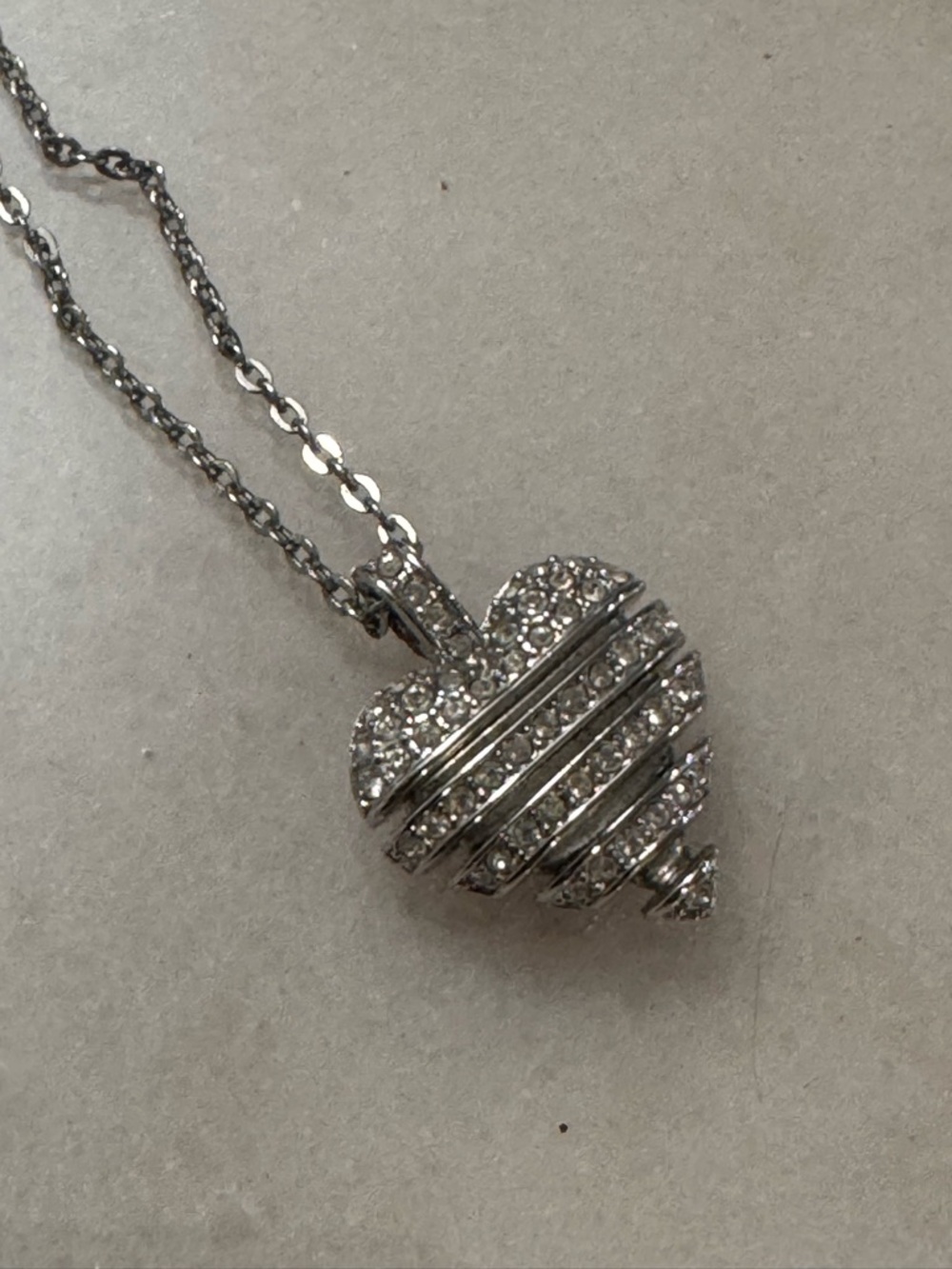 Swarovski Crystal Heart Sensible Pendant Necklace